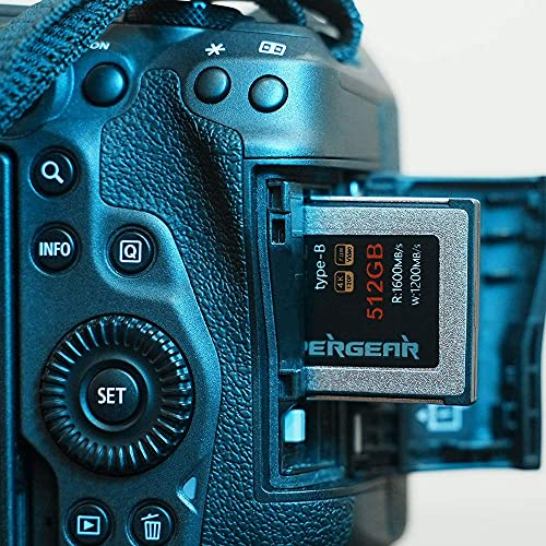 【2022 Version】 PERGEAR CFE-B PRO 512GB Cfexpress Typ-B-Speicherkarte mit Einer konstanten Schreibgeschwindigkeit von… – Bild 4
