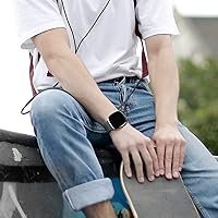 Vista 5 de Dirrelo Paquete de 4 bandas compatibles con Fitbit Versa 3 y Fitbit Sense para mujeres y hombres, correa de reloj deportivo de TPU suave, reemplazo