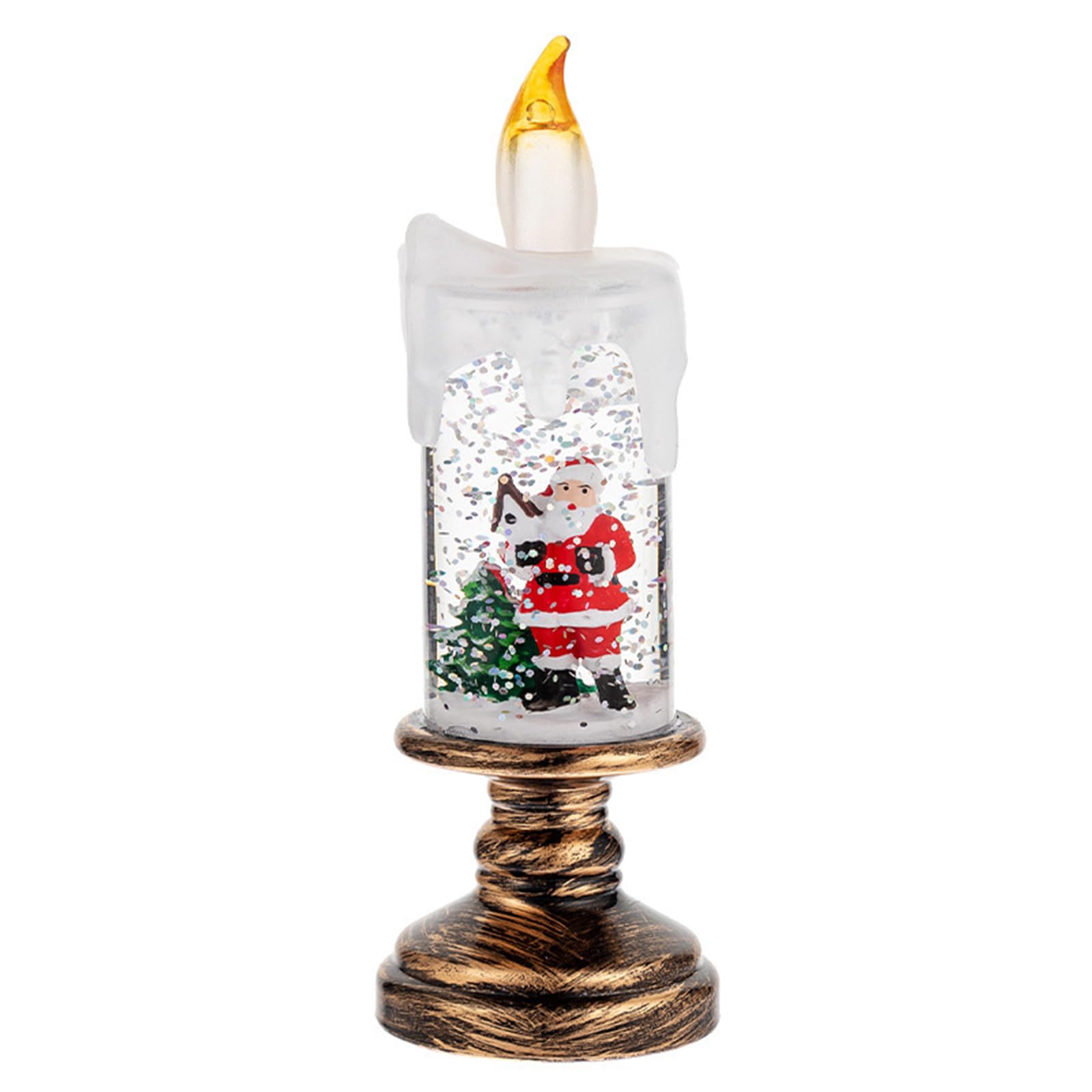 ljhnba Rotating Snowflakes Projection Crystal Ball Night Light Indoor Dynamic Snow Effect Christmas Decoration Ornament Holiday Snowfall Night Multicolor Indoor/Outdoor Festive Snowflakes Decorations