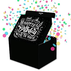 FETTIPOP Gift Box Surprise Exploding Confetti Kit 