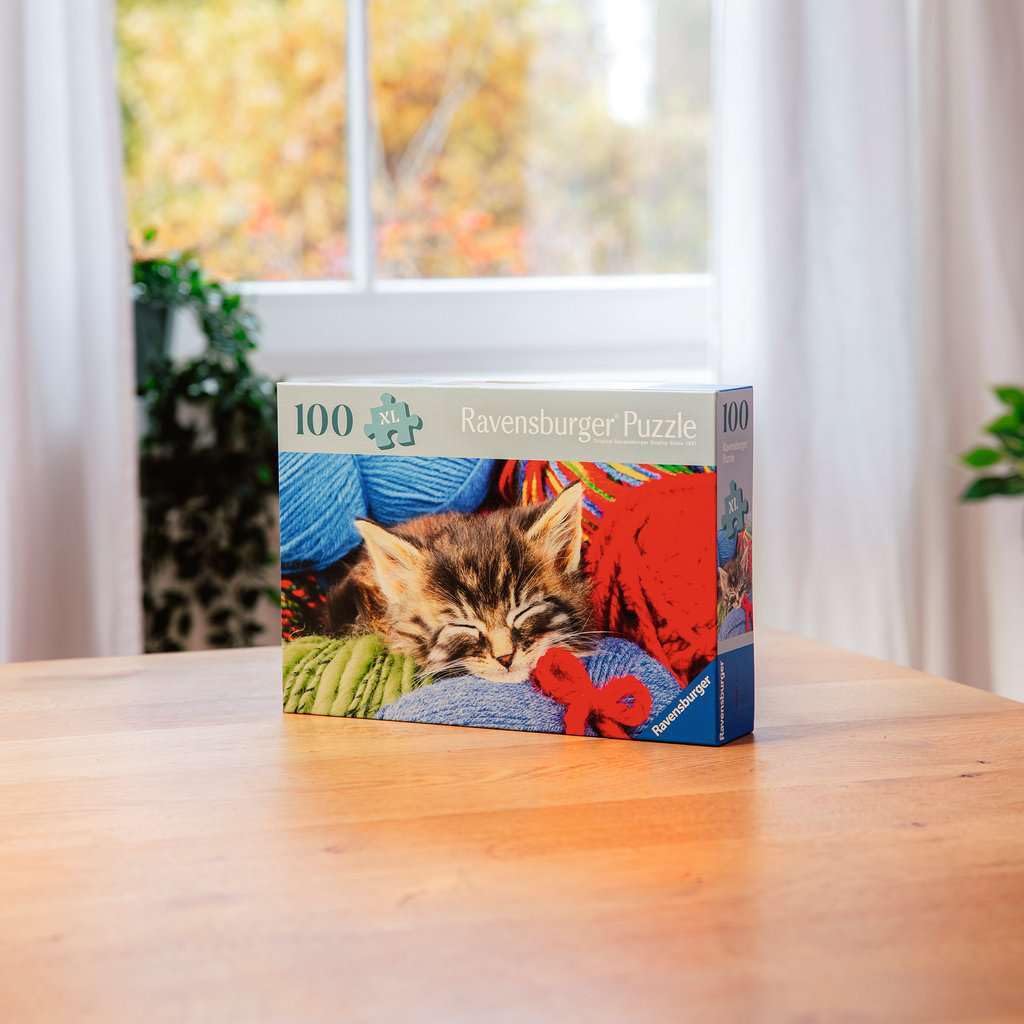 Ravensburger Feel Well & Puzzle & Board - Wool Cat, 100 piece for Adults and Kids Age 9 Years Up, White - Image 3