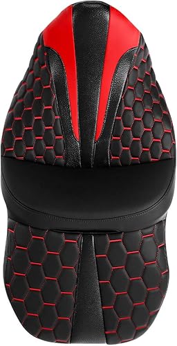 Miniatura 3 de Asiento de pasajero de una pieza de dos piezas para Harley Touring Road King Street Glide Road Glide 2009-2023 Electra Glide Tri Glide Ultra Classic