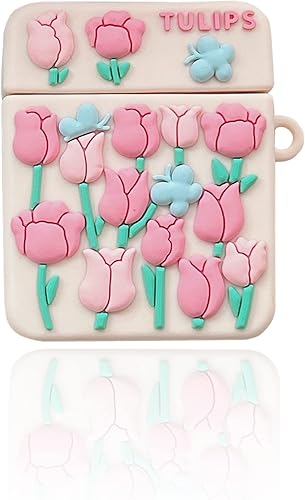 Miniatura 19 de para AirPods Pro Funda, Linda Funda de AirPod Pro 3D de Niña Fea con Boca de Salchicha de Dibujos Animados, Funda Protectora de Silicona Suave Boca