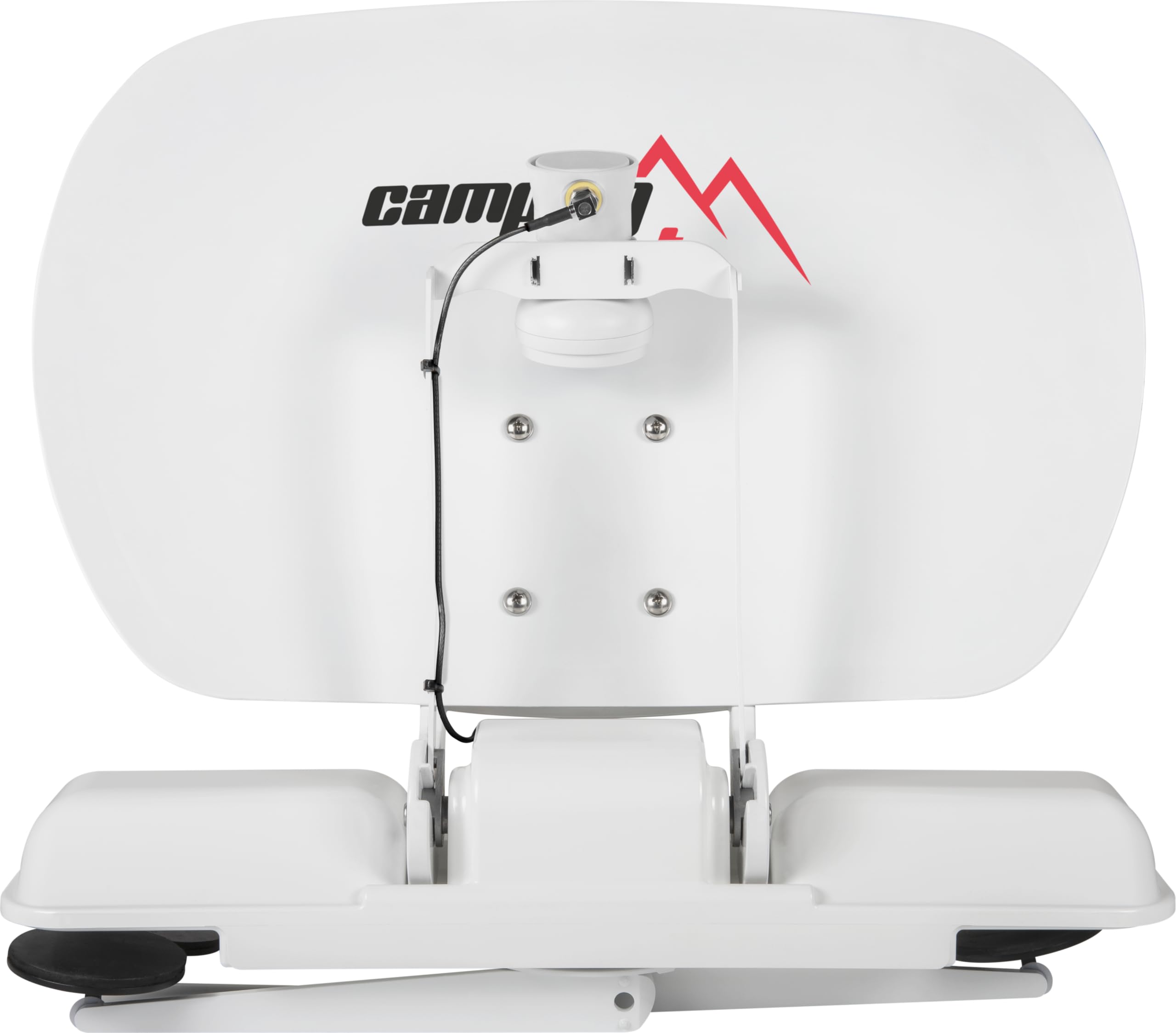 Satmex mobil 3 – Vollautomatische Sat-Antenne – Weiß | Selbstständige Ausrichtung auf Astra 19,2° Ost, keine separate Stromversorgung nötig