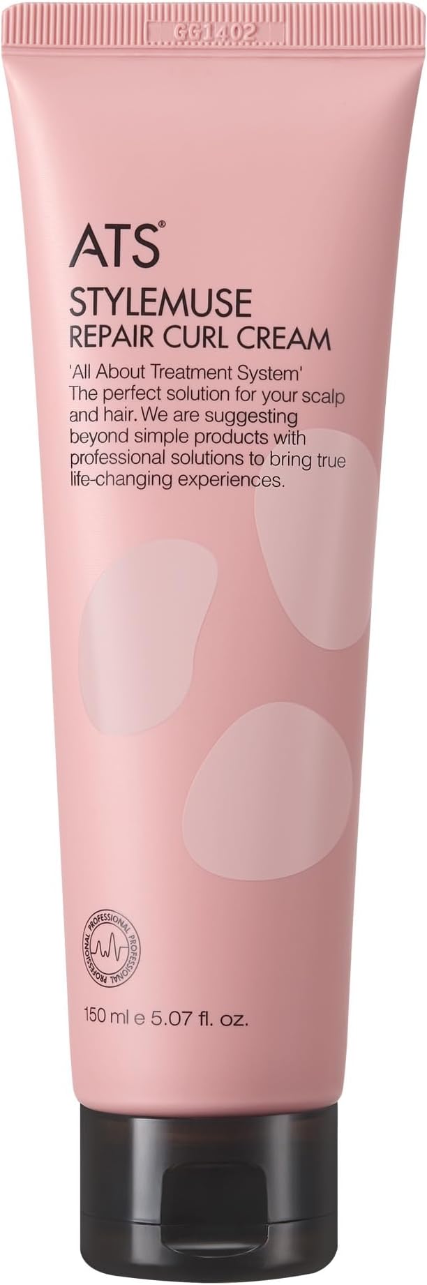 STYLEMUSE Repair Curl Cream Volume, Natural Hold and Soft, 5.07 fl.oz., Pink