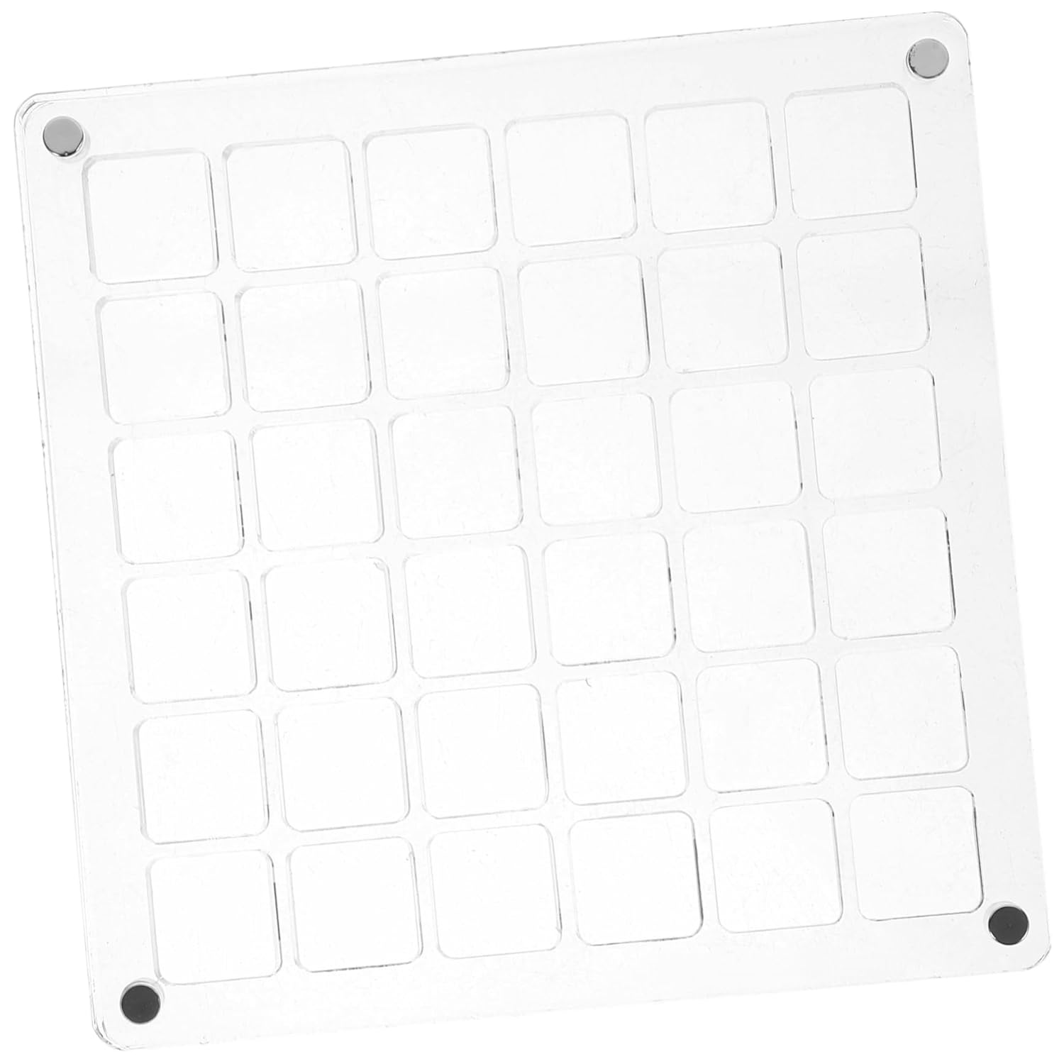 WOONEKY Box Display Case Gel Nails Display Stand Bead