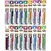 Pilot Gel Ink Pen Refills for FriXion Ball Slim 038 Gel Ink Pen, Extra Fine Point, 0.38mm, 20 Color Refill Set