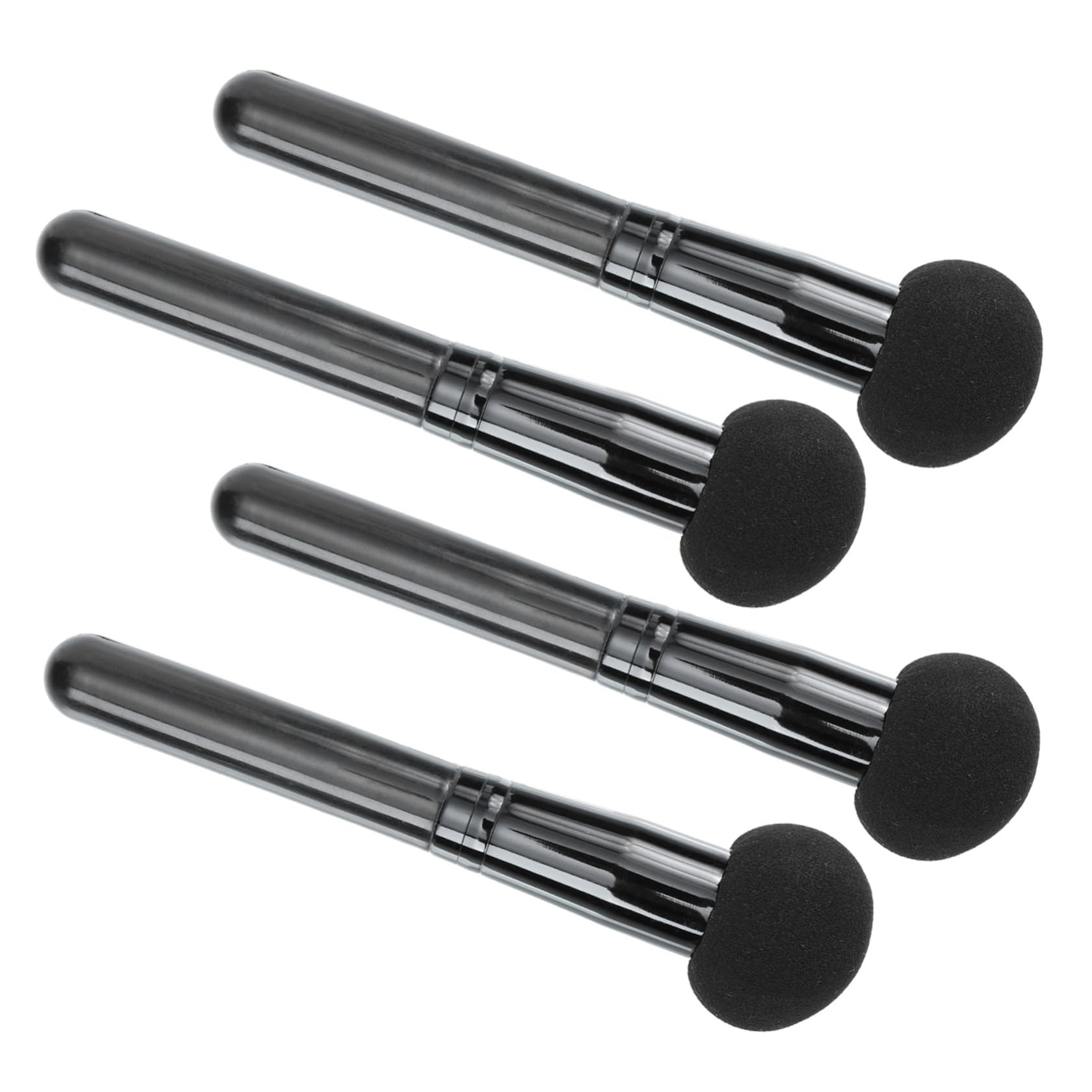 TOVINANNA Makeup Brush 4pcs Mini Mushroom Head Dry Wet Dual-side Portable Foundation Applicator