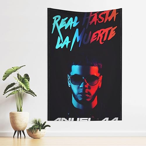 Miniatura 3 de Anuel Singer - Tapiz para colgar en la pared, mantel suave, interesante para dormitorio, sala de estar, decoración de regalos, 60 x 40 pulgadas