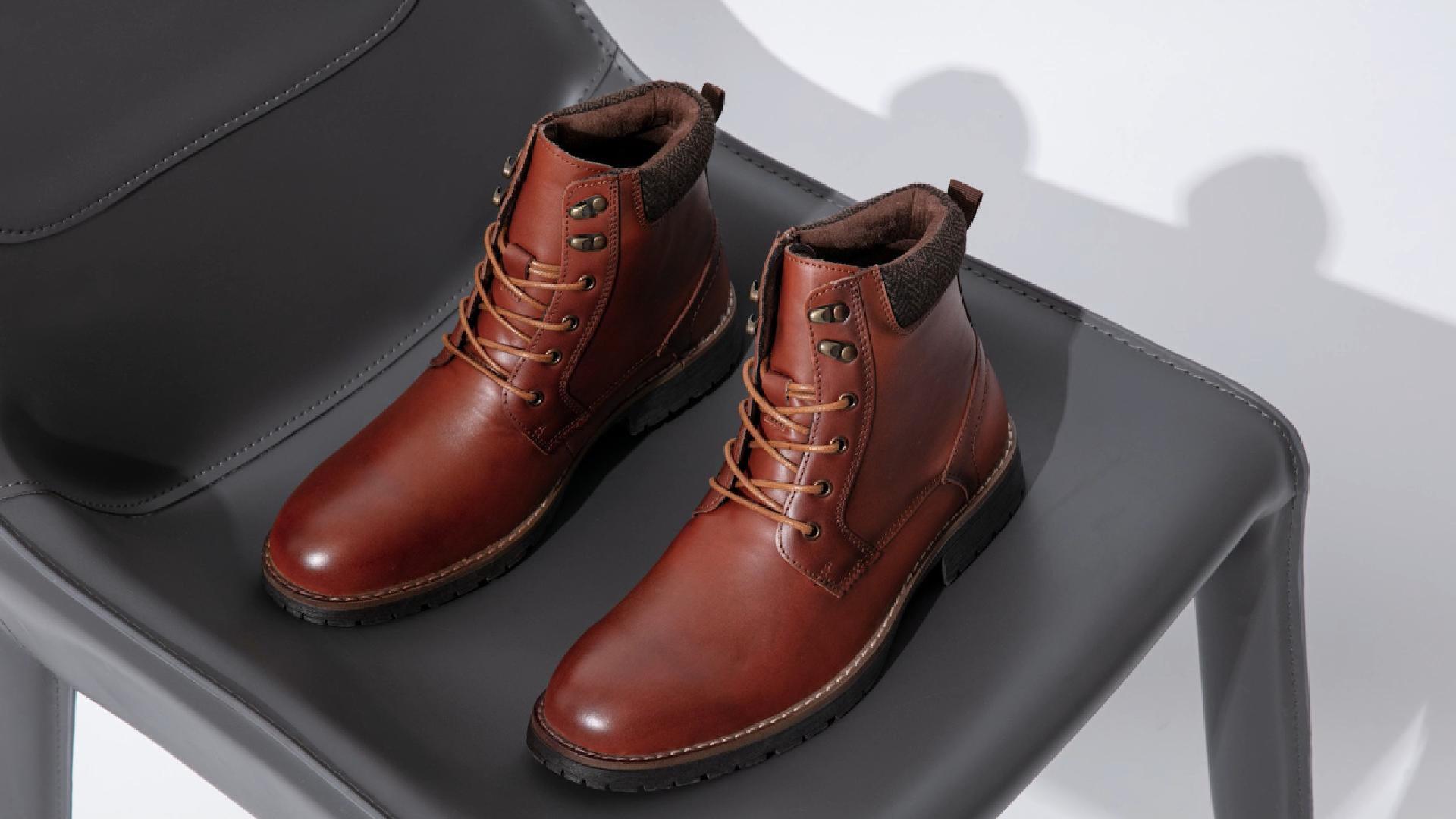 casual men's dress boots Vostey Mens Leather Boots for Men 8200A Black 8 Size:9 US numeric Gabriela Hearst - Seymore 3for159_shirtsandsweaters_p25 Shirt Thicker Imported Leathe r