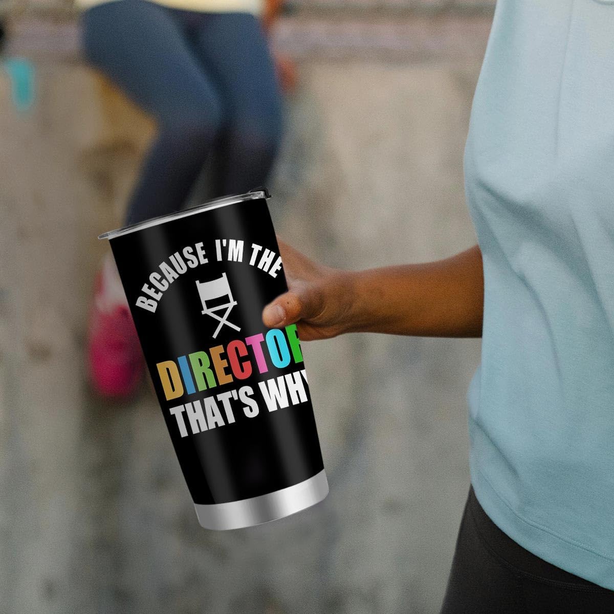 Theater Band Directors Gift, Choir Athletic Music Movie Directors Gift, Stainless Steel Tumbler with Lid Straw 20oz - Image 7