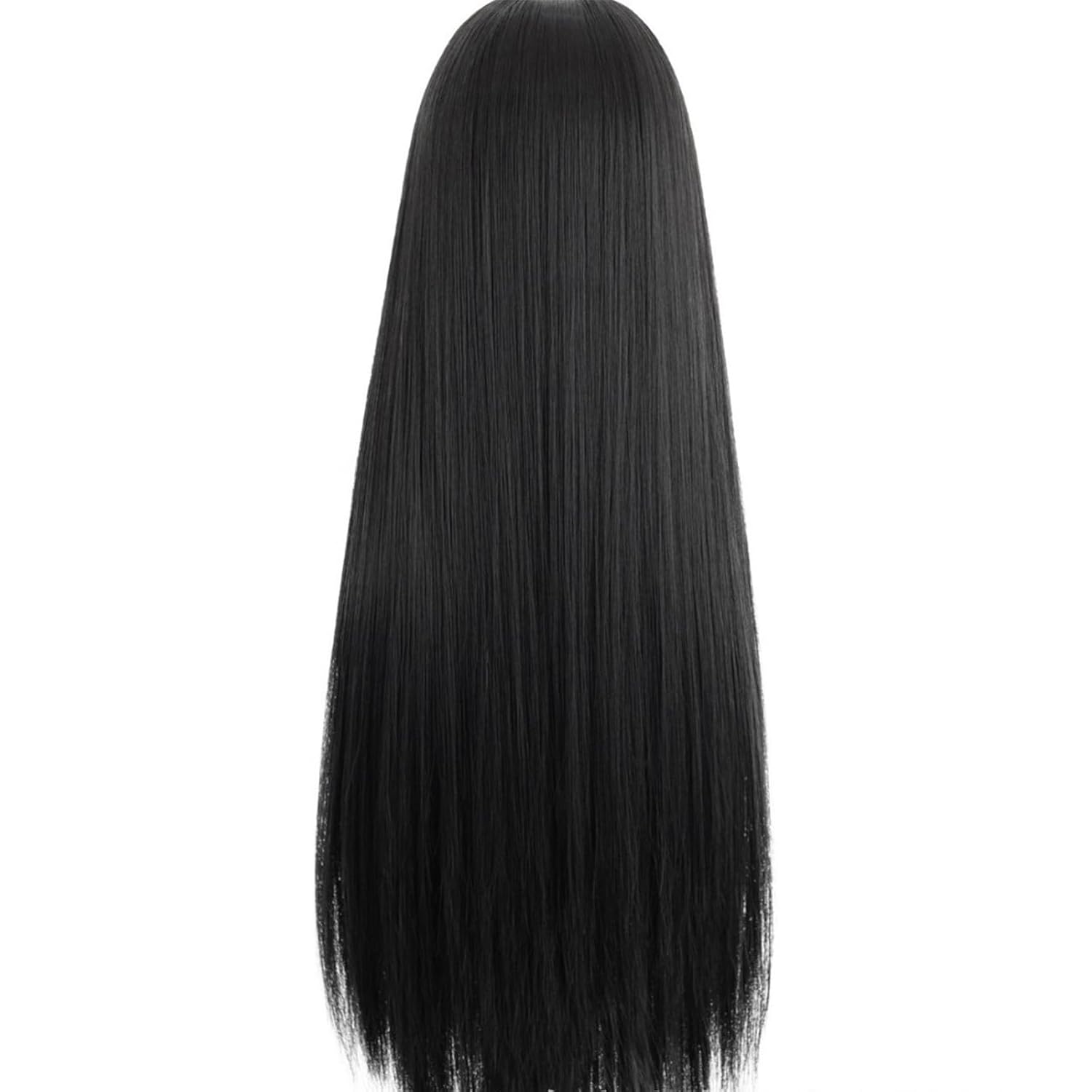 Long Straight Cosplay Wigs for Women halloween Costume (Black) - Image 3