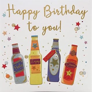 ZIZI Ltd Male Birthday Card Birthday - 138 mm sq inches - ZIZI Cards,Light Grey