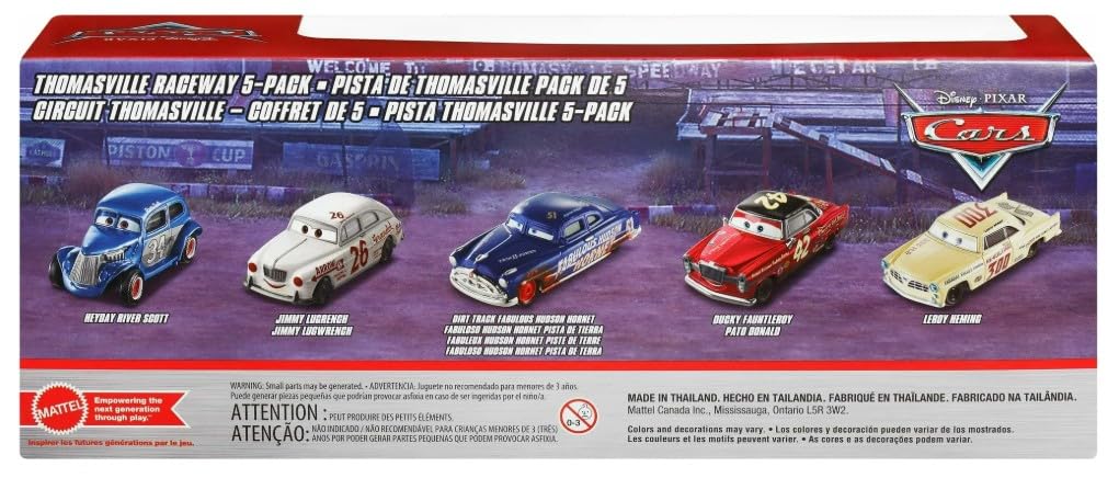 Amazon.co.jp: Mattel Cars 3 Thomasville Raceway 5個パック - Heyday