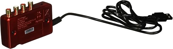 Behringer UCA222 U-Control Ultra-Low Latency 2 In/2 Out USB Audio Interface & Amazon Basics 2-Male to 2-Male RCA Audio Cable - 1.22 meters