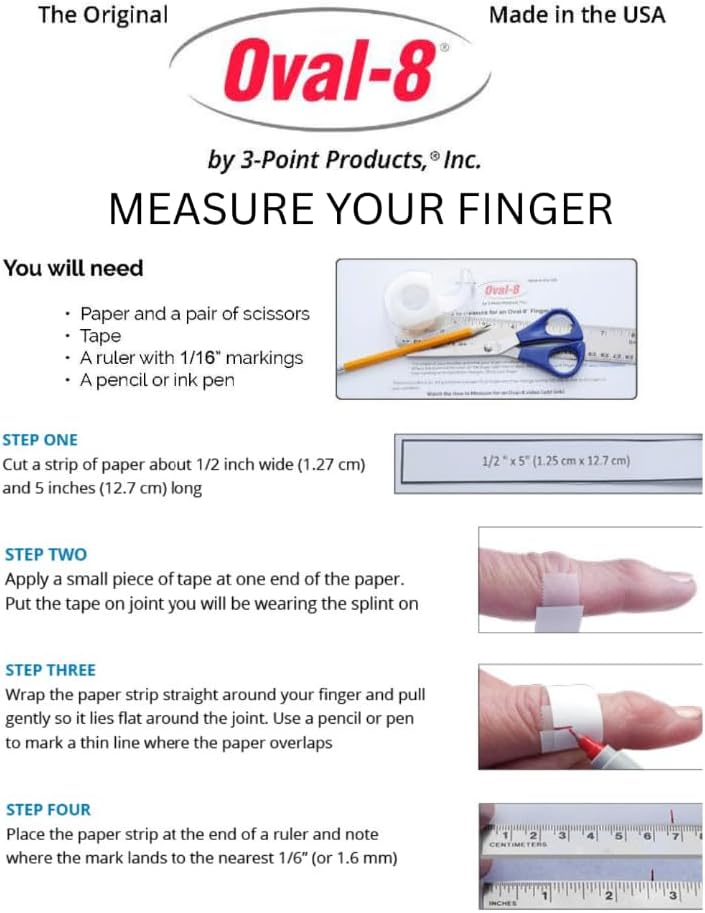 3-Point Products Oval-8 Multi-Size Pack of 3 Sizes 6, 7, 8