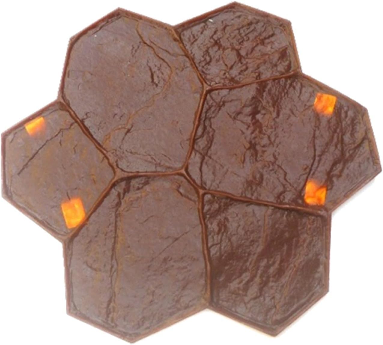 Tapis de Sol en polyuréthane aspect béton relief ardoise réaliste pour aménagement extérieur
