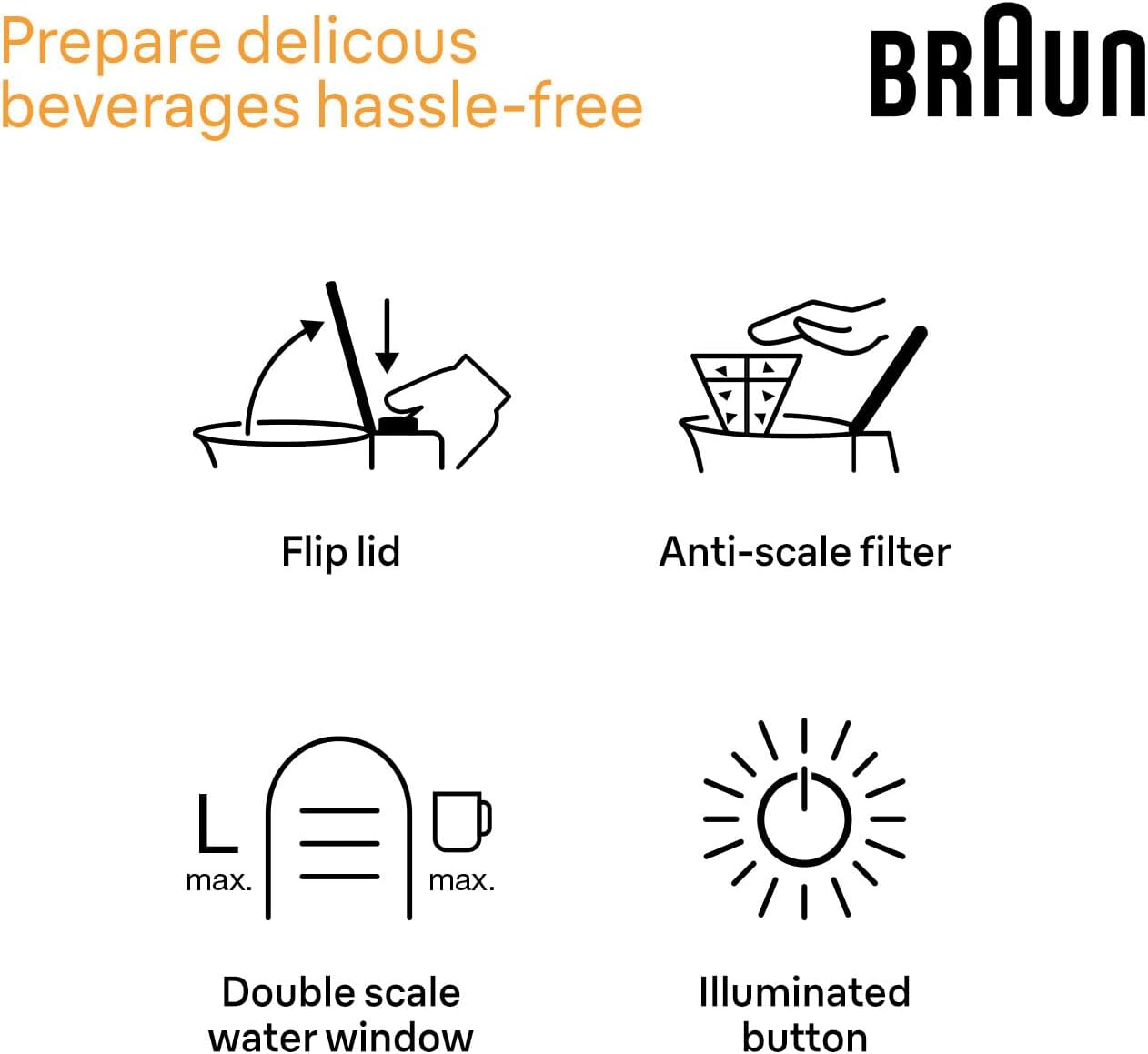 Braun Electric Jarro WK1500BK image 4