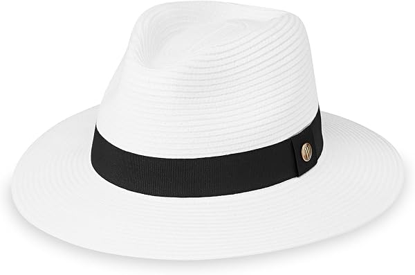 Wallaroo Women's Petite Palm Beach Fedora with UV Protection