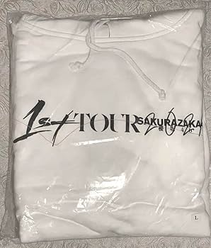 Amazon.co.jp: 櫻坂46 パーカー ホワイト Lサイズ 「櫻坂46 1st TOUR