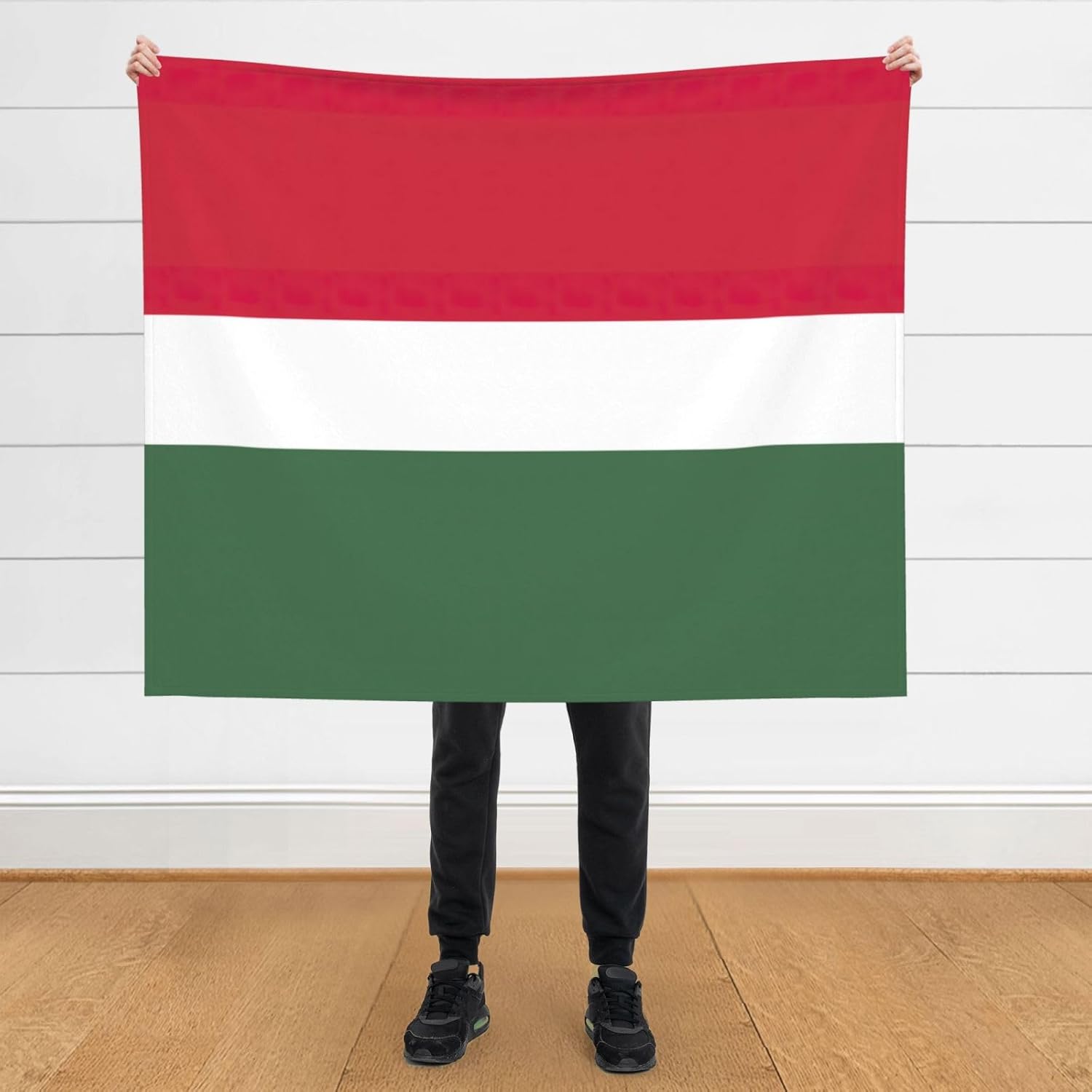 Flag of Hungary Print Cozy Soft Blankets Warm 50x60 in Lightweight Blanket for Camping Travel