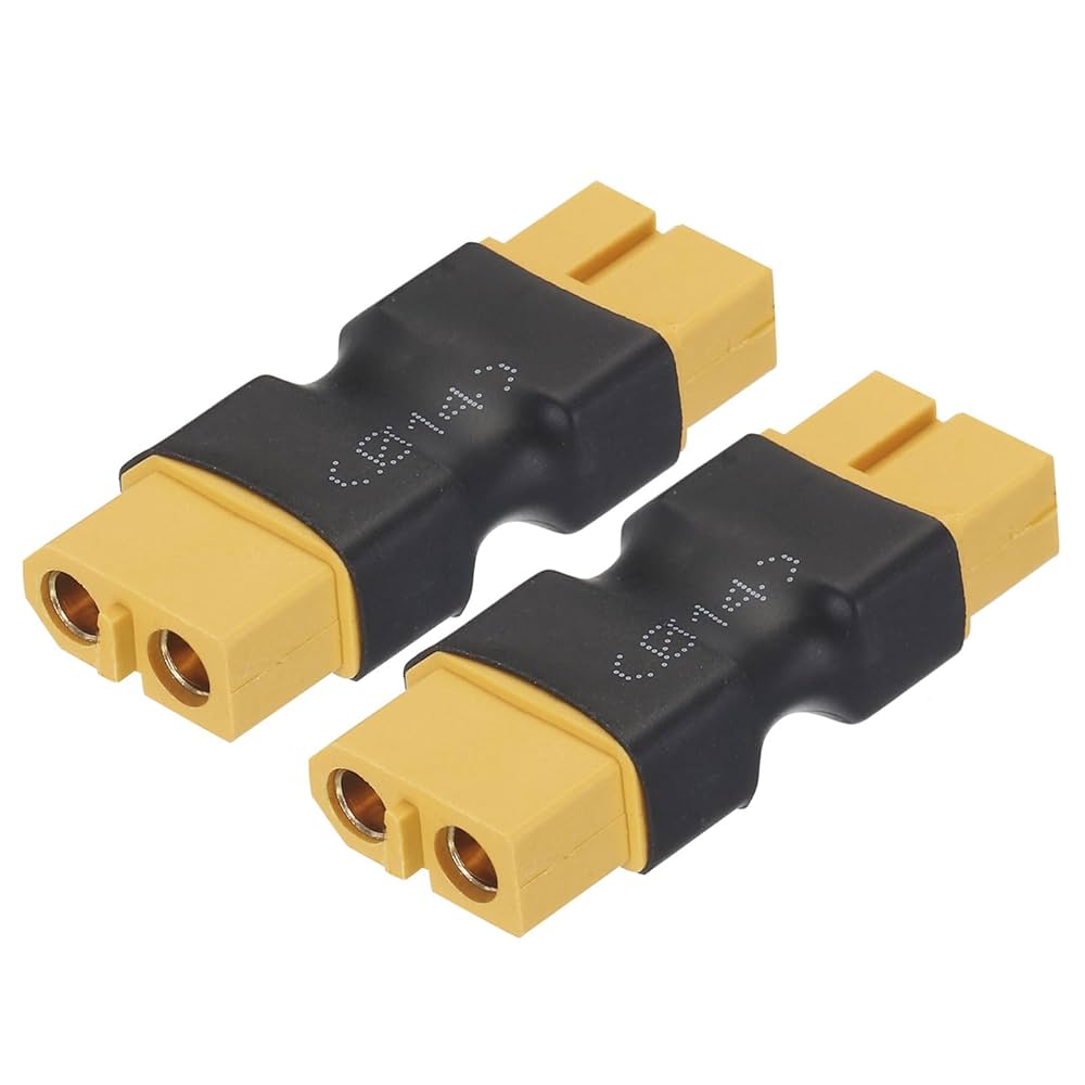 J Xt60 シリコーン 2 ピース/セット Rc アダプタ Amazon.co.jp: Boladge 2 ペア XT60コネクタは2ピンJSTコネクタ