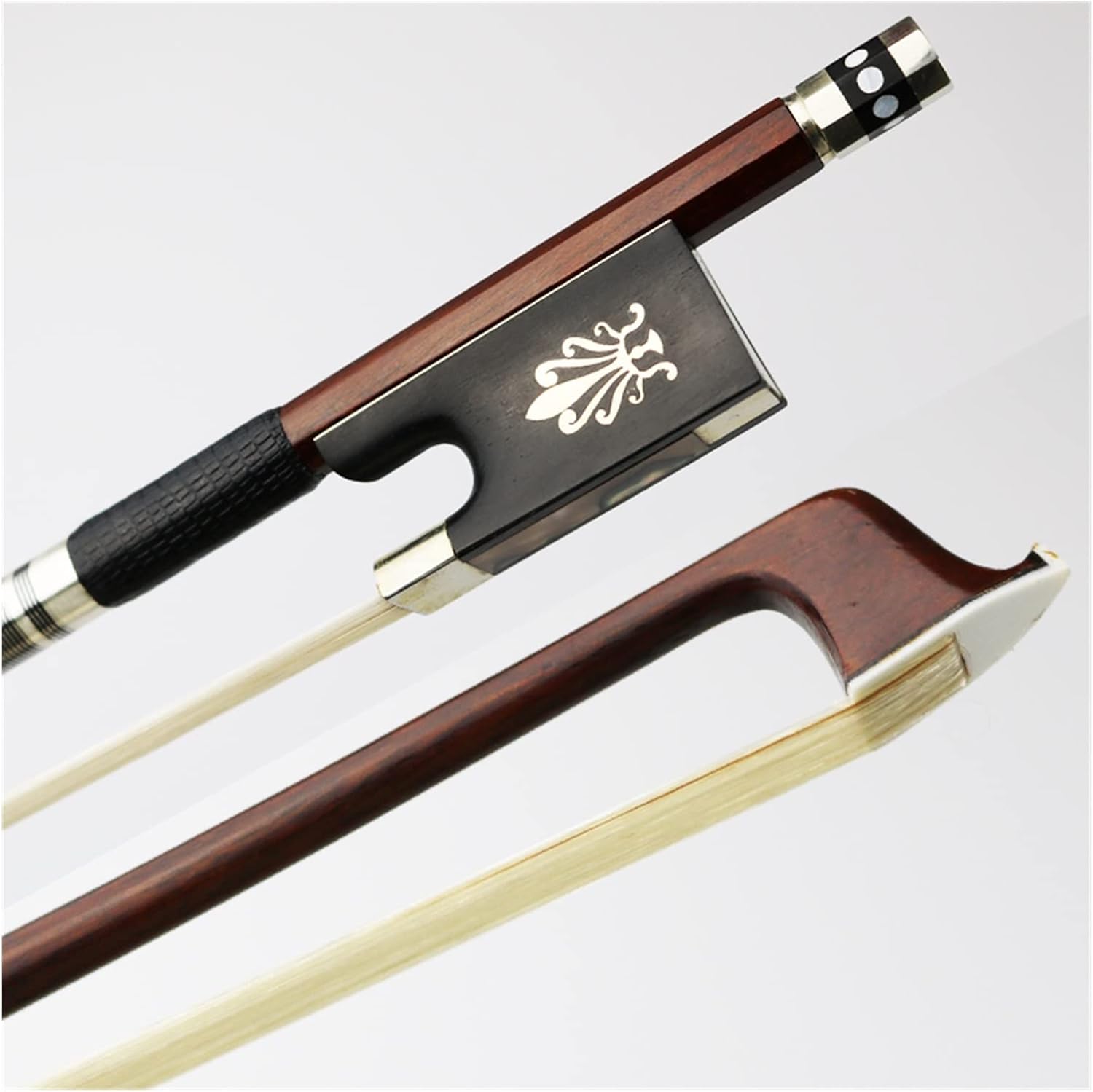 バイオリン 弓 ビンテージ W.Prell* 刻印 4/4 BOW 毛替え済み 上質素材