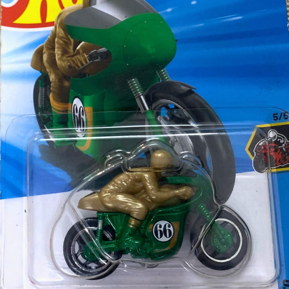 THE ESSENTIAL HUB HW 1966 Triumph Tiger 100 Diecast Motorcycle | 1