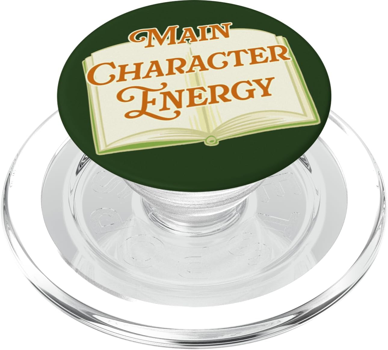 PopSockets Funny Book Phone Grip - Main Character Energy PopSockets PopGrip for MagSafe