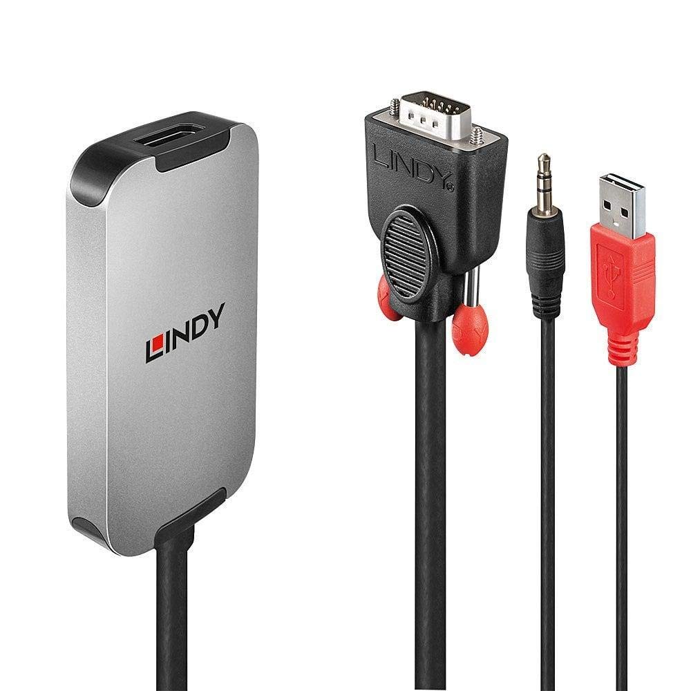 未使用品✨ DisplayPort 1.2変換アダプタケーブル 型番:38296 Amazon.co.jp: LINDY VGA - DisplayPort 1.2変換アダプタケーブル