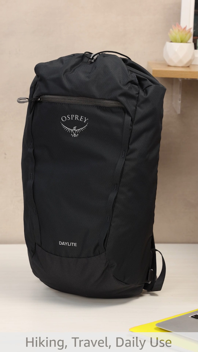 Amazon.com : Osprey Daylite Cinch Backpack, Black : Sports & Outdoors Amazon.com : Osprey Daylite Cinch Backpack, Black : Sports & Outdoors