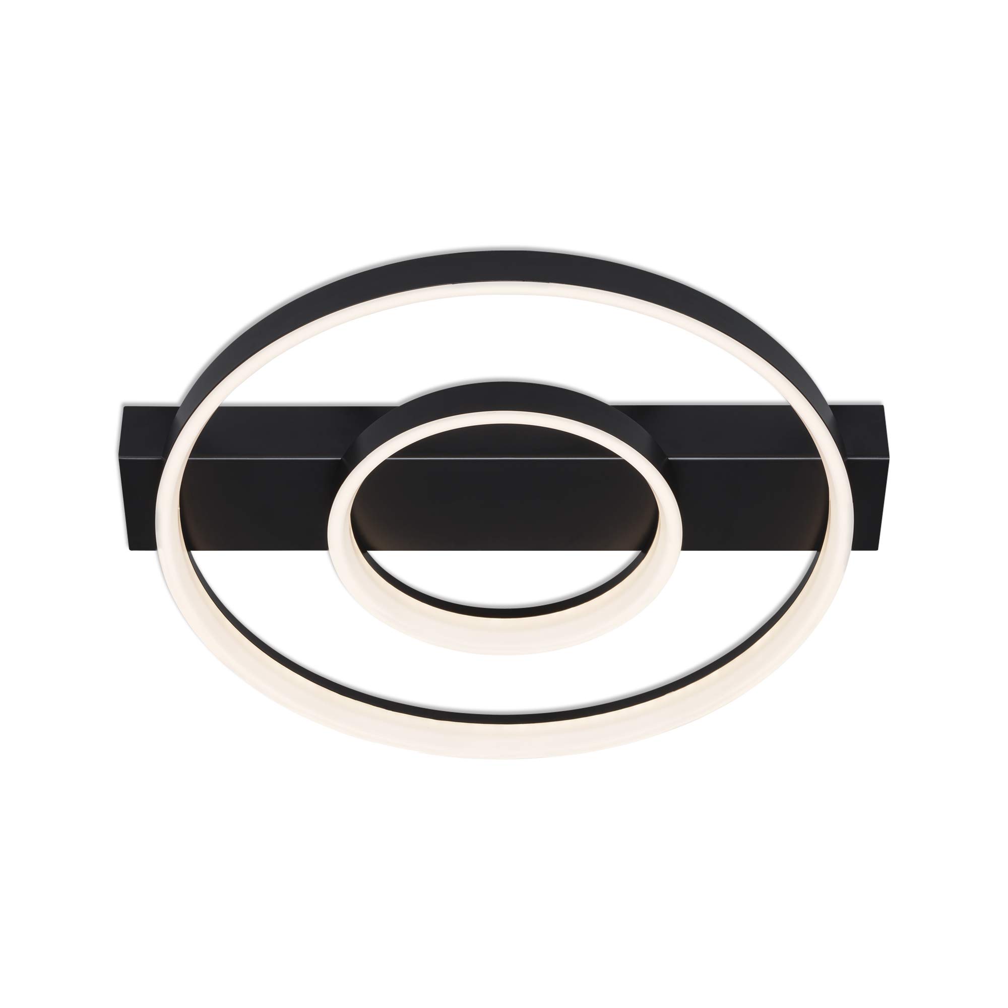 Plafonnier LED double profil géométrique BRILONER