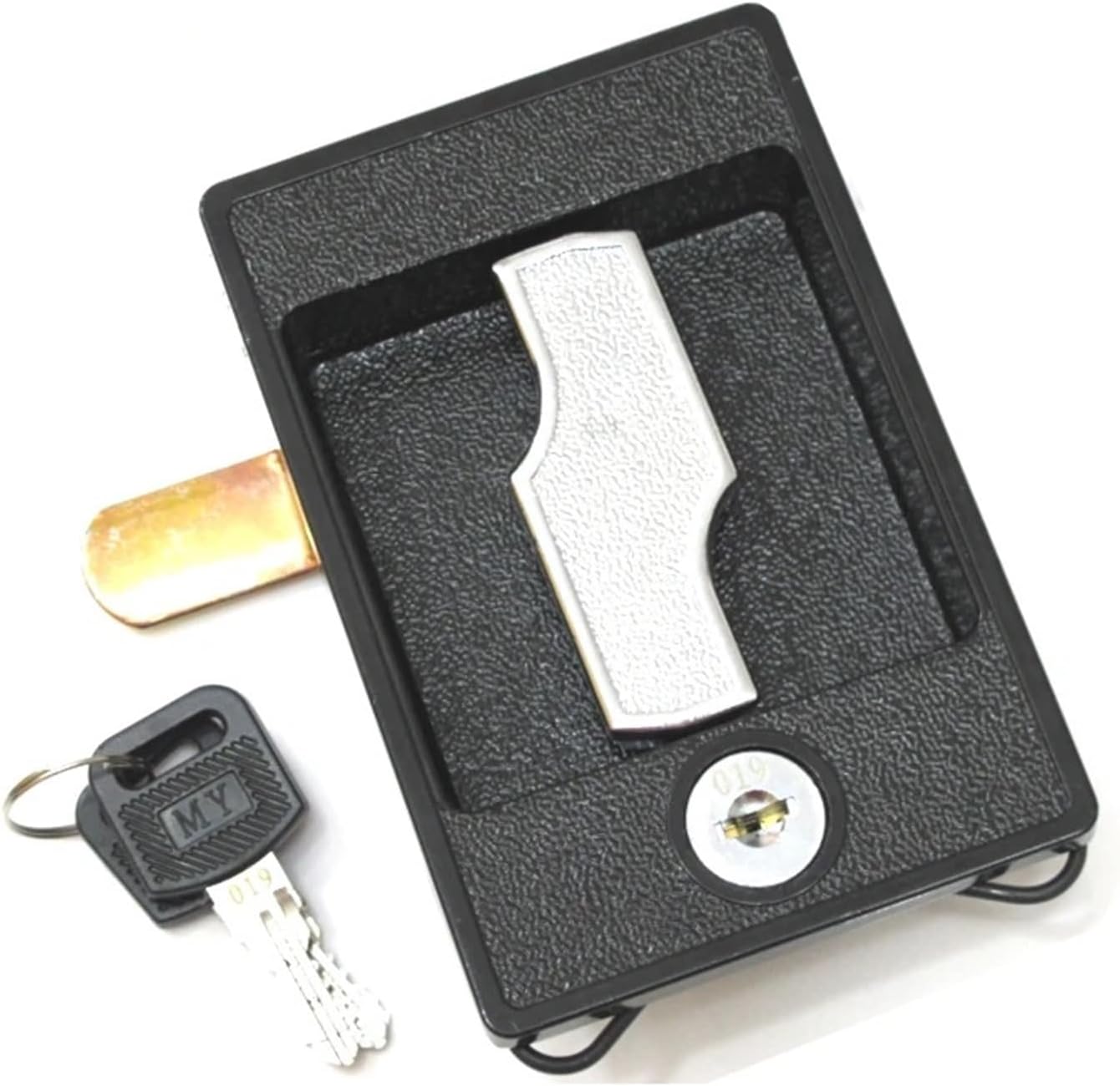 File Cabinet Handle Lock Keys for School Dense Shelf Bookcase Box Door Office Locker Furniture Hardware MS351 1Pcs(Key Different)