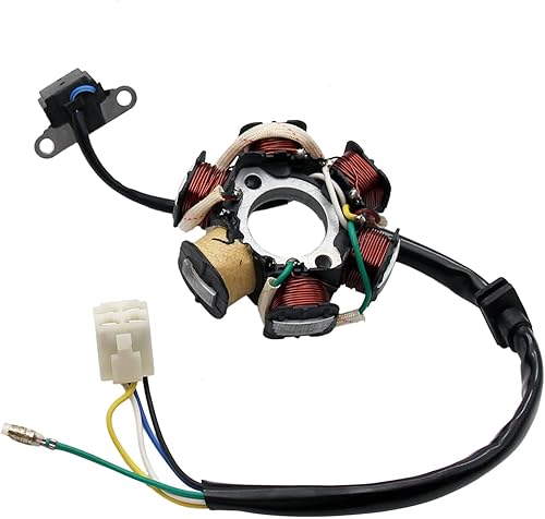 Miniatura 5 de PRO BAT ATV Quad Go Kart Magneto Estator 6 bobinas 5 cables para 50cc 70cc 90cc 110cc 125cc ATV Dirt Bike Go Kart Mini Choppers motocicleta