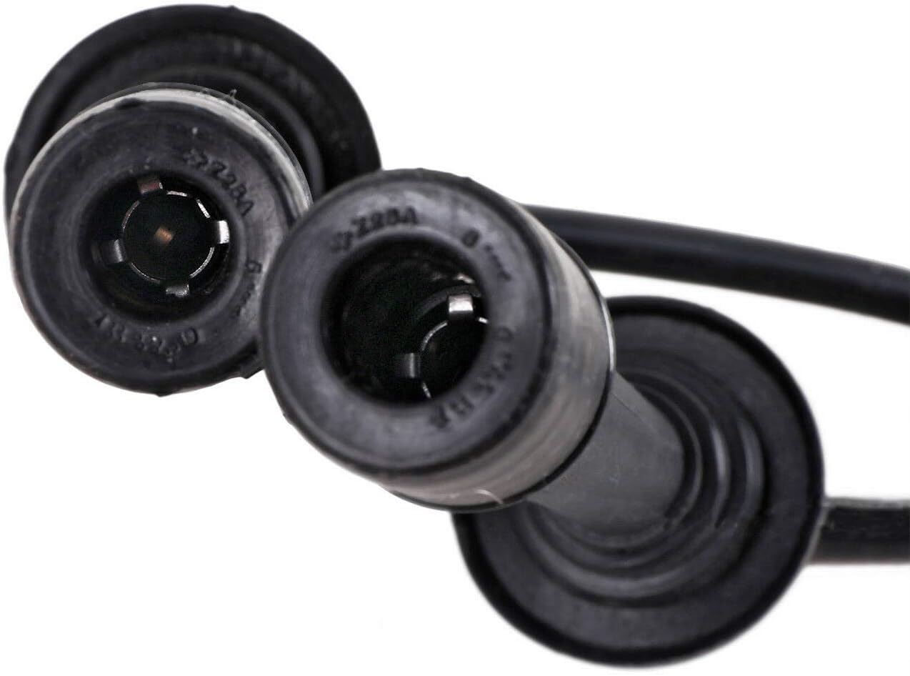 Ignition Spark Plug Wires 7mm (2PC Set) for 1998-2001 Kia Sephia and 2000-2004 Kia Spectra L4 1.8L