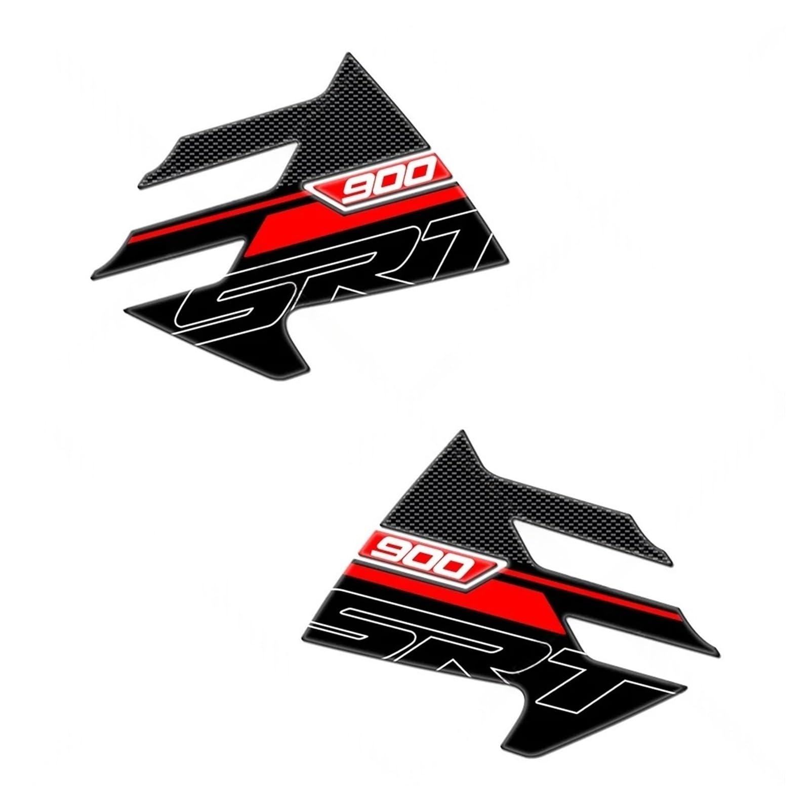 Pljgdvbx One Color Motorcycle Gas Tank Sticker For Srt 900 Sx Motorcycle Accessories Tank Pad Protector Decal Stickers Kit General Purpose Replacement Generic Universal