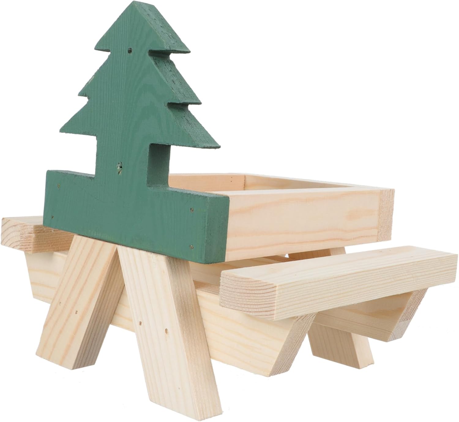 Squirrel Food Backyard Wooden Acorn Loader Peanut Feeder for Outdoor Pet