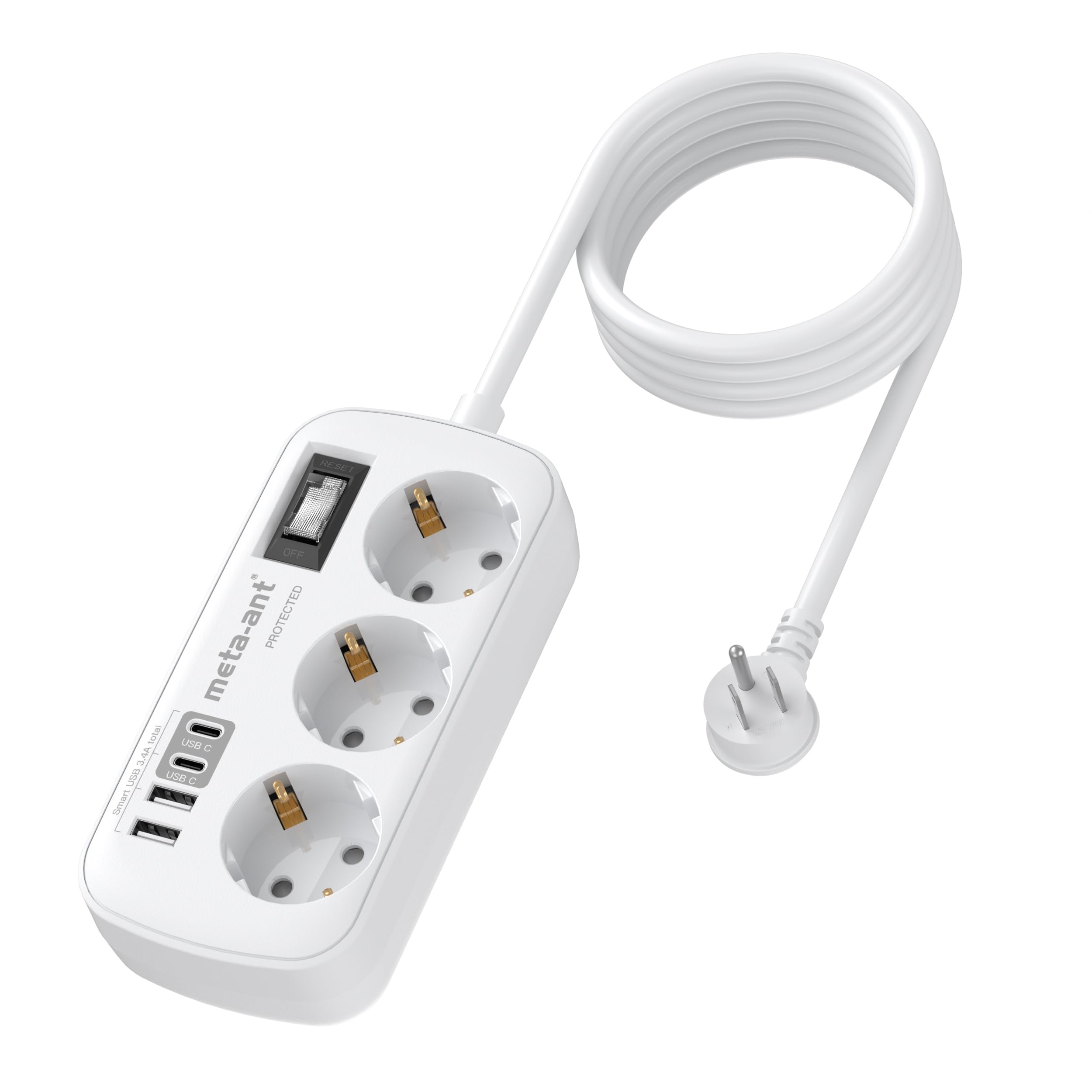 Meta-ant Reiseadapter UK USA Adapter England Deutschland Stecker
