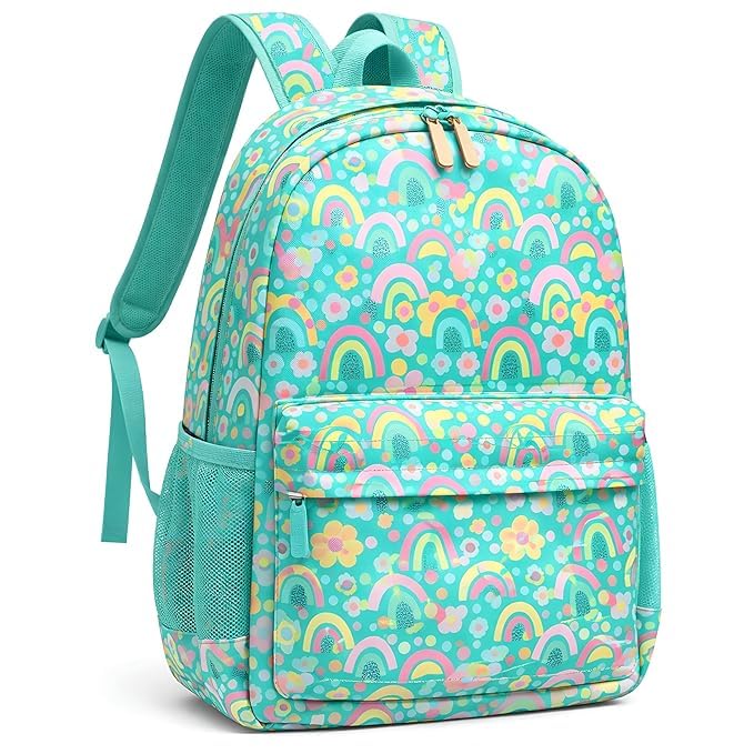 Image of College bag for girls and boys, Office Bag for Men & Women, 15.6 Inch Laptop Backpack, Water Resistant & Lightweight School and Tuition Bag, 2 Compartments with Bottle Holder