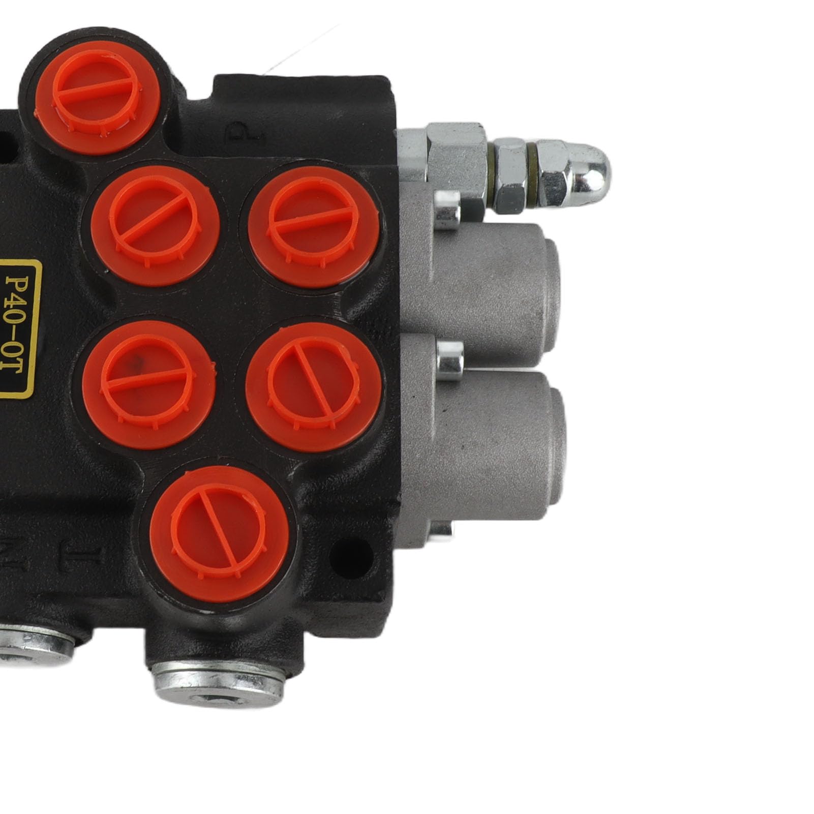 Annadue Zawór Hydrauliczny, 2-szpulowy Kierunkowy Zawór Sterujący, Hydrauliczny Dwustronnego Działania do Przyczepy do Ciągnika Siodłowego, Sterujący P40 OT, Suwakowy Sprzętu Rolniczego