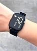 Spectrum Premium Silicone Cord Key Digital Led Wristwatch ST0509JSD