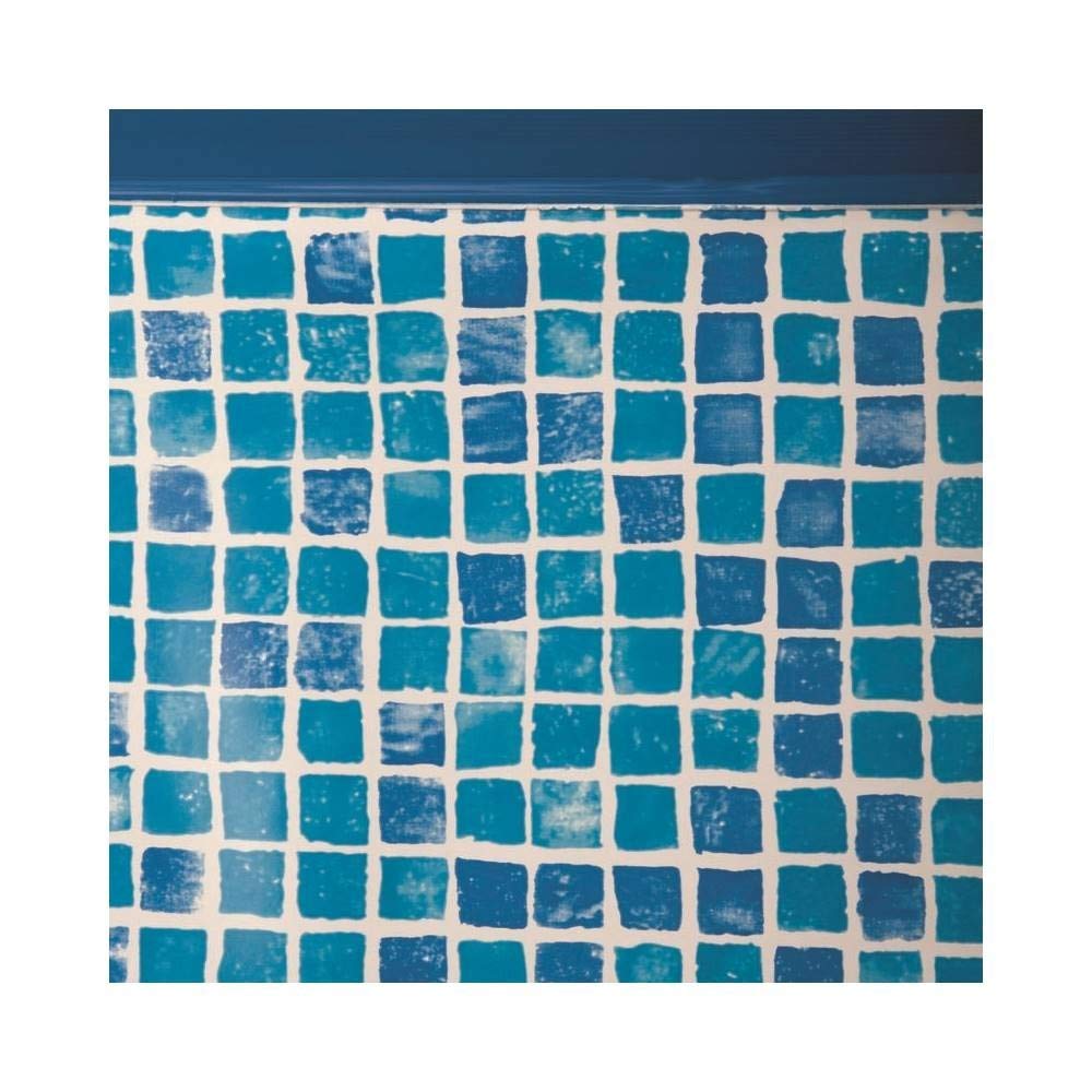 Gre FPROV617 - Poolfolie für ovale Pools, 610 x 375 x 132 cm (Länge x Breite x Höhe), Hängesystem, Farbe Mosaikoptik