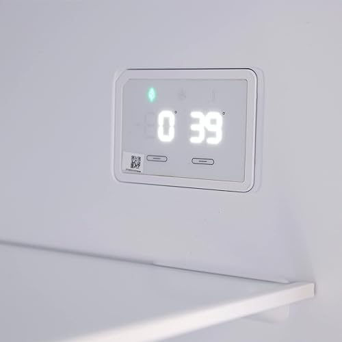 Miniatura 6 de Avanti Refrigerador de apartamento independiente con diseño de doble puerta con congelador superior, control de temperatura ajustable y