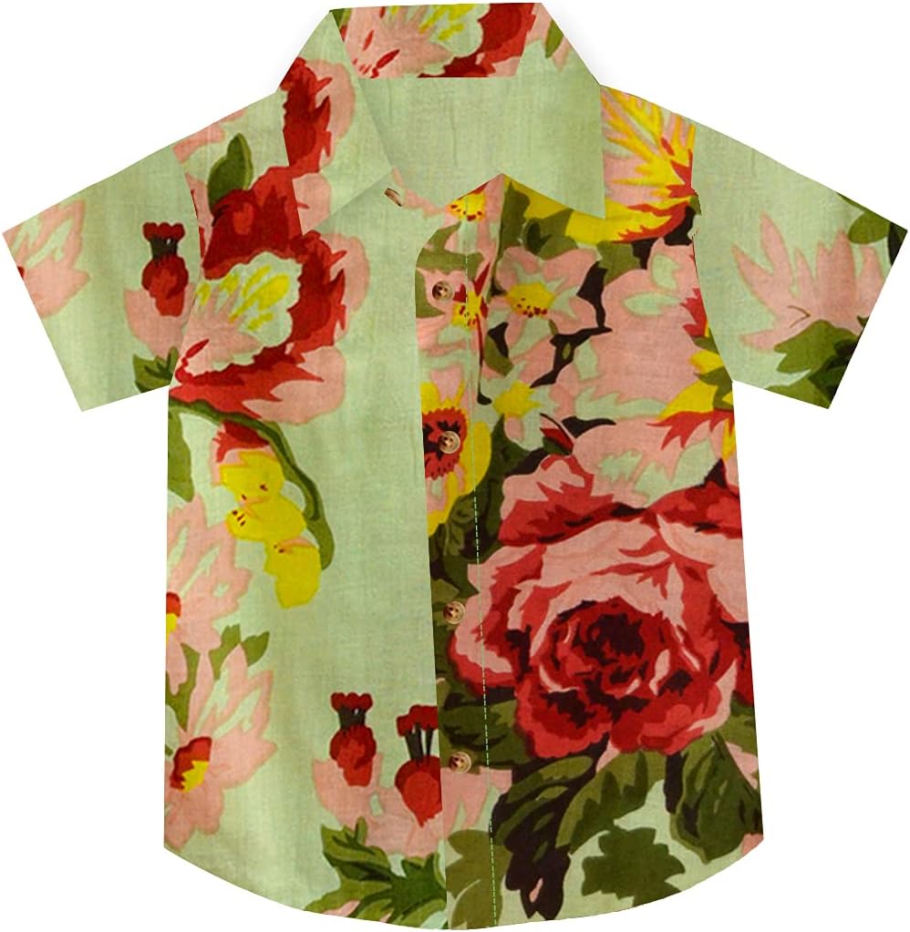 A.T.U.N. (ALL THINGS UBER NICE)Boy's Cotton Regular Fit Full Sleeve Floral Printed Shirt | Casual, Trendy, Soft Fabric Collar Neck Shirt