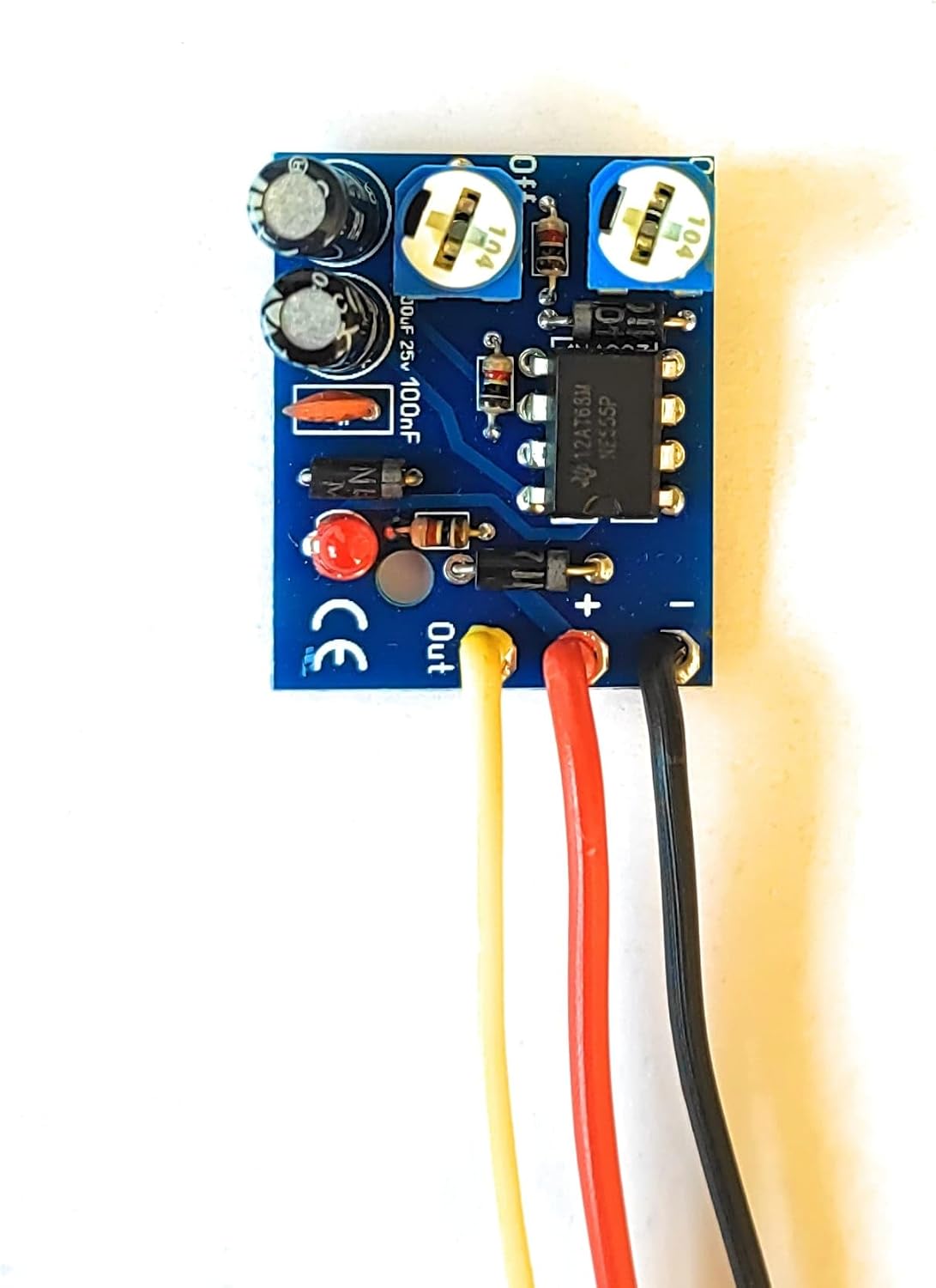 Adjustable 12V Pulse Timer Module, 0–10s Cycle, Low Current Controller for Automotive and DIY Electronics