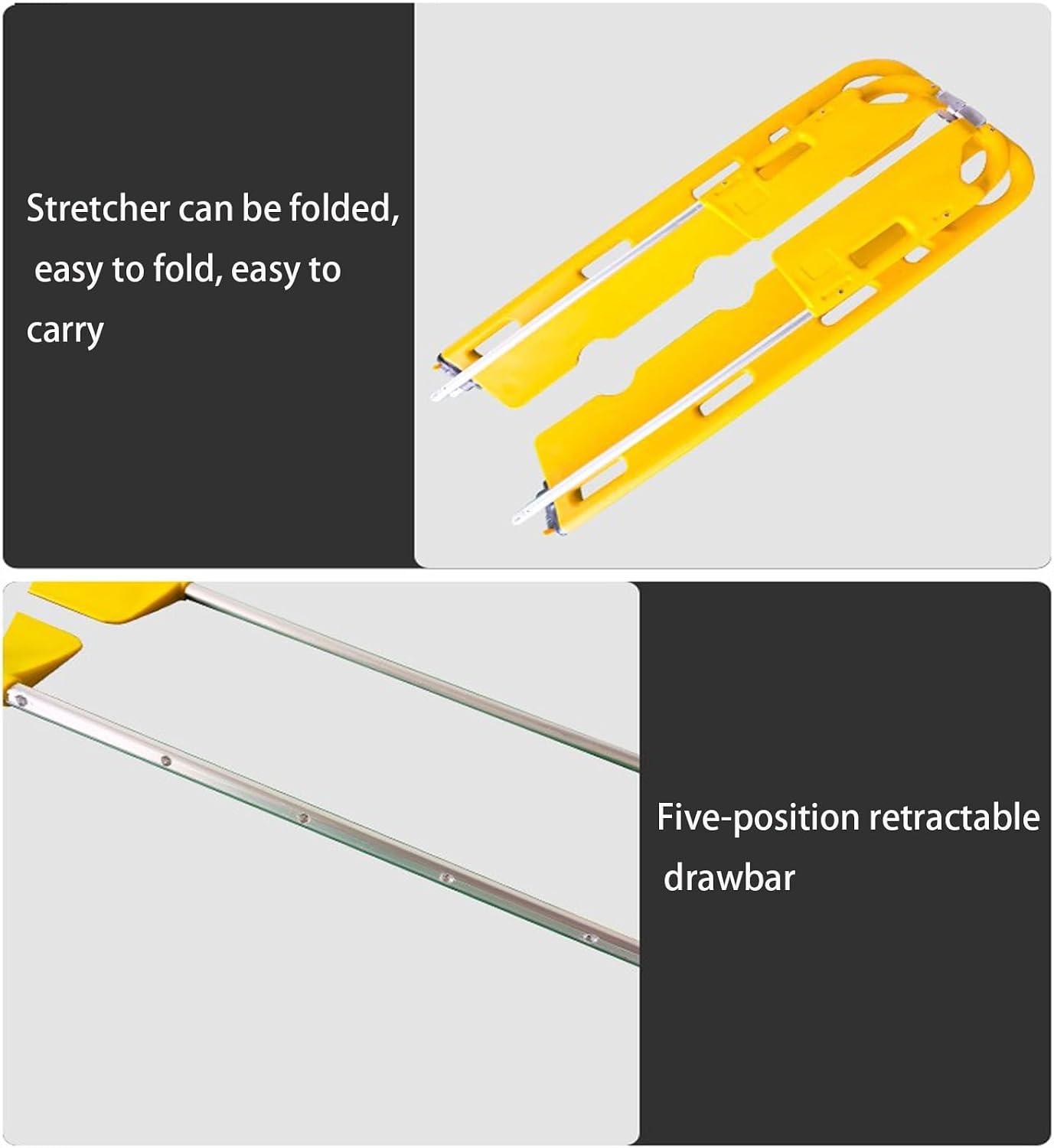 Emerncy S Stretcher for First Responders | Transfer Stretcher with Safe Str | tial Equint for Patient Transport and Emerncy Care