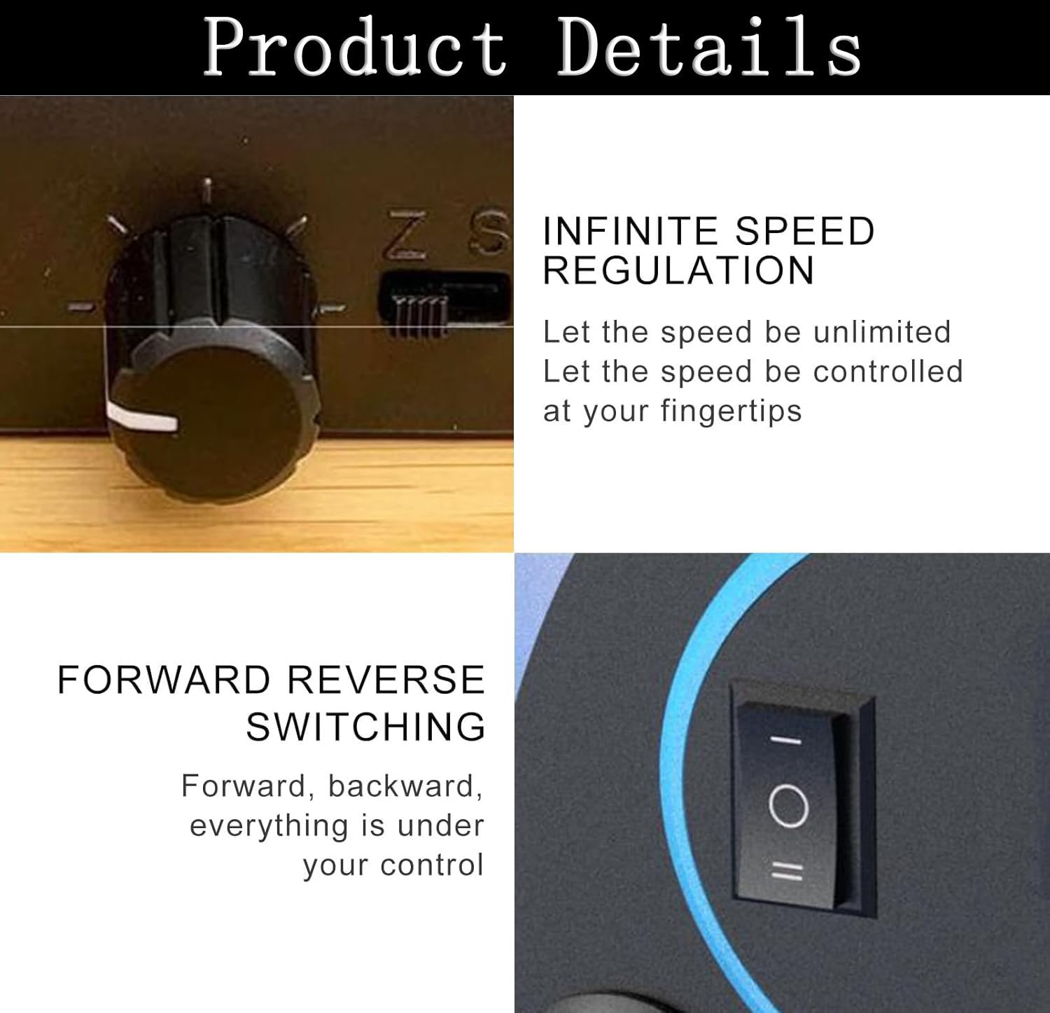 Filatore Elettrico per Filati, Ruota Di Filatura Automatica, Avvolgitore per Palline Di Lana per Filati, Mini Filatore per Lana, Commutazione Avanti E Indietro,Black