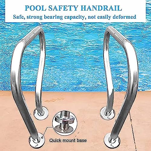 Barandal para piscina acero inoxidable 304 1.2 cm miniatura 6