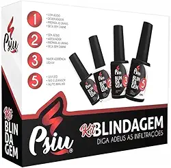Kit Blindagem das unhas gel Psiu