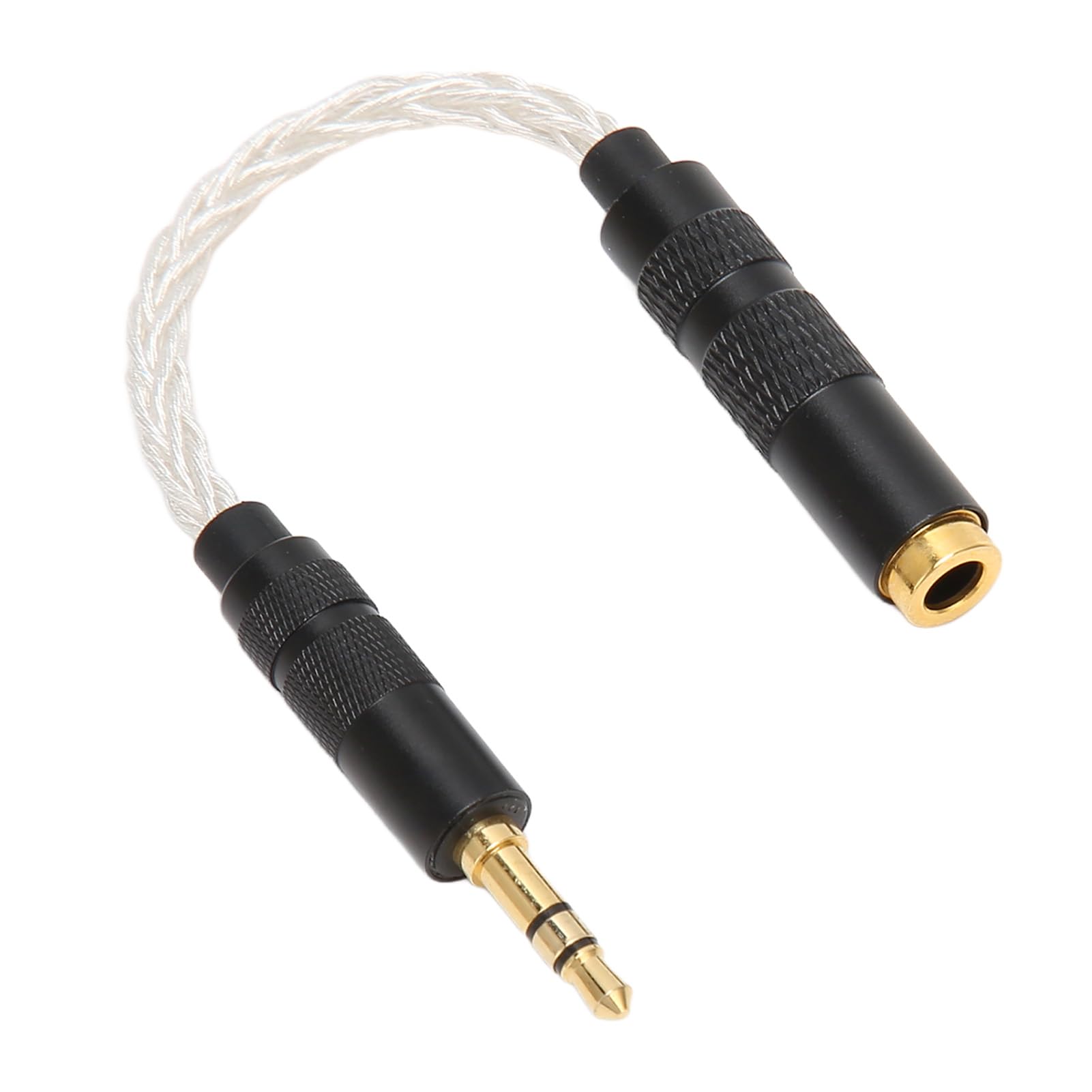 Ejoyous Cavo adattatore audio, 4,4 mm femmina bilanciato a 3,5 mm maschio bilanciato, cavo di prolunga stereo per cuffie